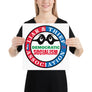 Democratic Socialism Poster 14" x 14" - Poster - - Liar & Thief Association
